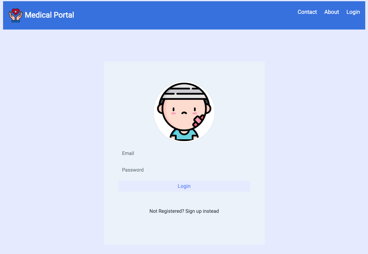 Medical Portal SignUp